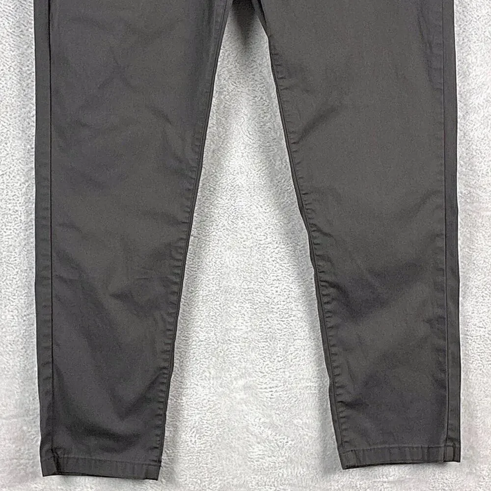 Birddogs Pants Mens 34x30 (34x29) Gray Slim Fit Performance Stretch Golf Preppy